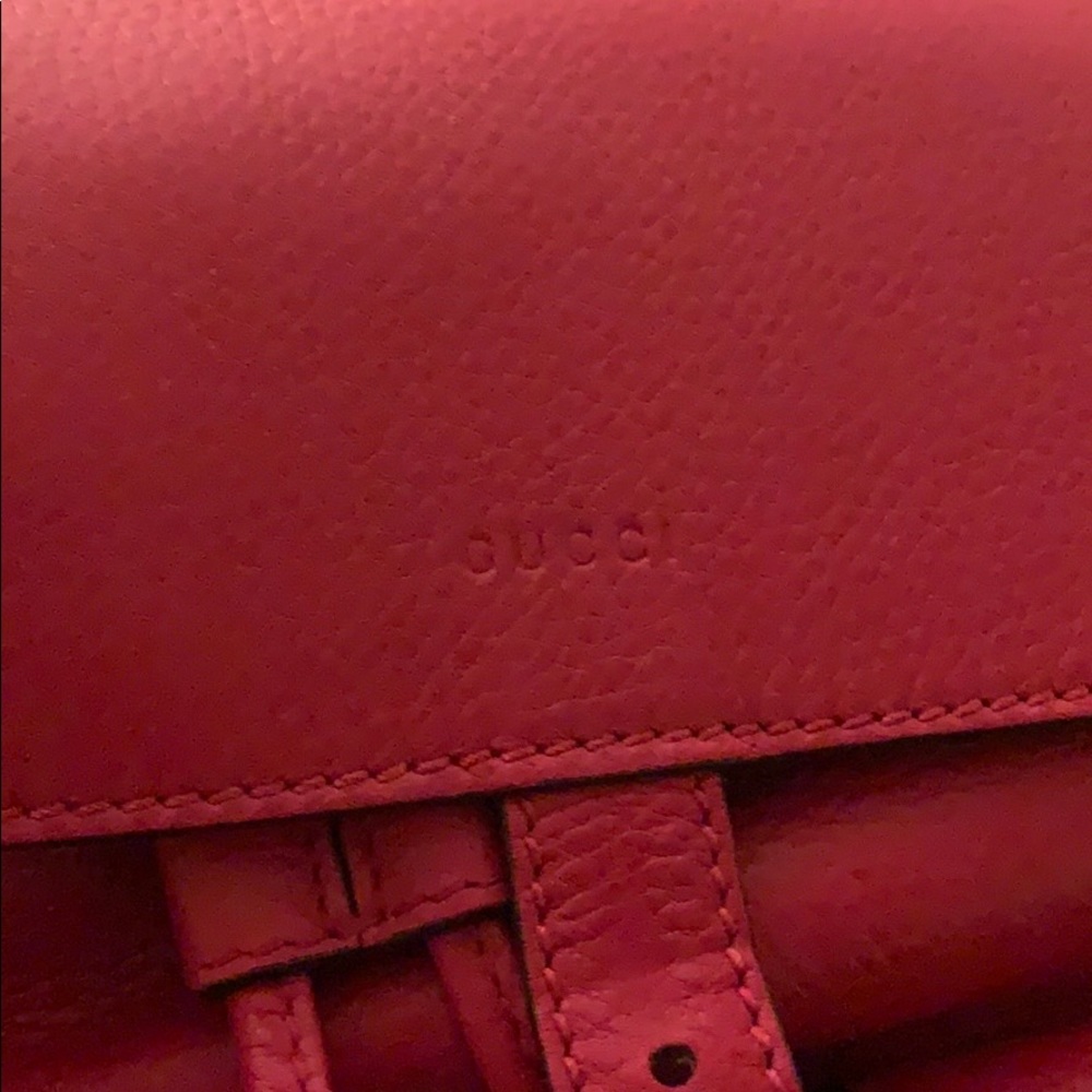 Gucci bamboo back pack